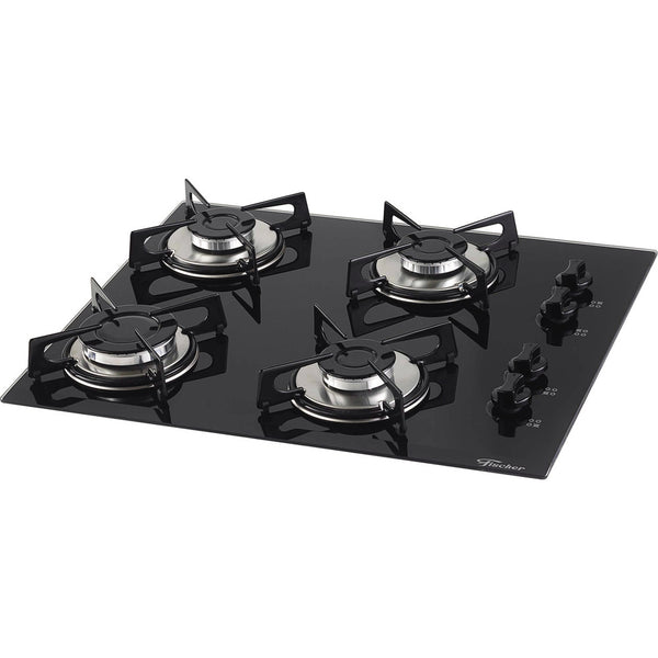 FOGÃO FISCHER 4Q VIDRO PRETO 1519-5713