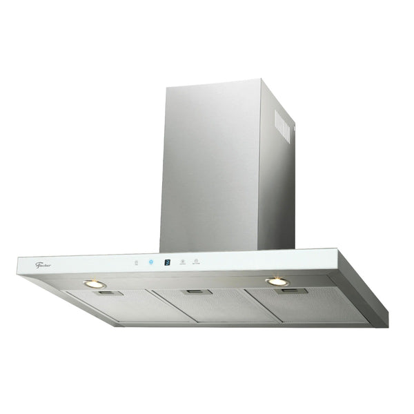 COIFA FISCHER PAREDE INFINITY BR 90CM DIG TOUCH 19902-22552