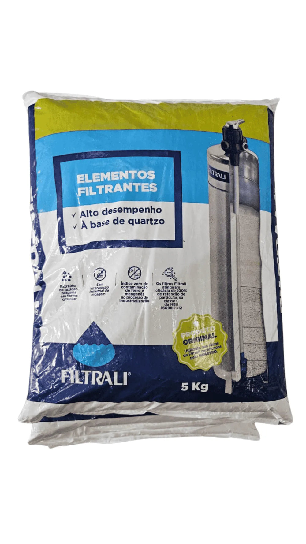 CARVÃO FILTRALI PARA FILTRO CENTRAL PCT 2KG