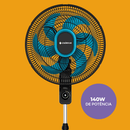 Ventilador de Coluna Cadence Refresh Turbo 40 cm – 6 Pás – Azul (VTR830)