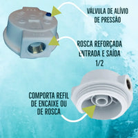 FILTRO POLIFIL 300 E.F TR 9" 3/4 C/ROSCA METAL