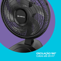 Ventilador de Mesa Cadence Refresh Turbo VTR410 – 40 cm / 140W