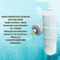 FILTRO POLIFIL 300 E.F TR 9" 3/4 C/ROSCA METAL