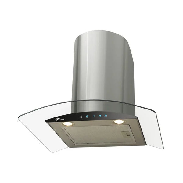 Coifa de Parede Fischer Depurador ou Exaustor Talent Touch 60 cm com Timer Vidro 220V
