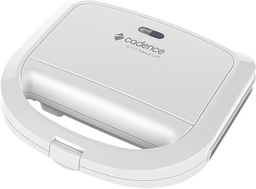 Sanduicheira Elétrica Cadence Toast & Grill Branca - 220V