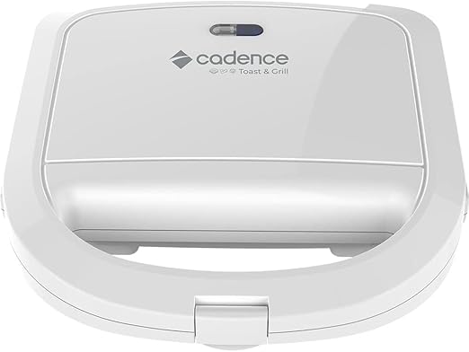 Sanduicheira Elétrica Cadence Toast & Grill Branca - 220V
