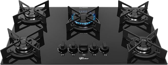 Fogão Fischer 5 Queimadores Fit Line Trempe Iron 36325-102672