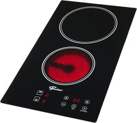 ogão Fischer 2 Queimadores Vitroceramic Elet Touch 30004-73474
