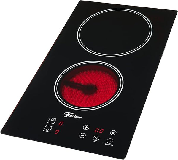 ogão Fischer 2 Queimadores Vitroceramic Elet Touch 30004-73474
