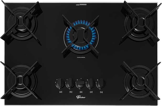 Fogão Fischer 5 Queimadores Fit Line Trempe Iron 36325-102672