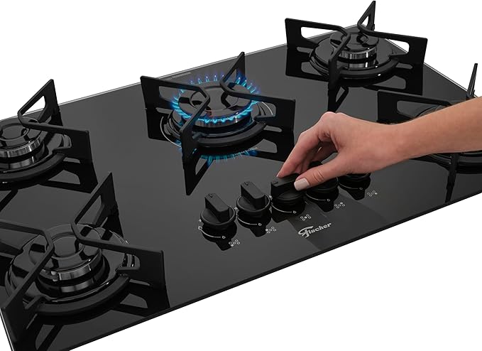 Fogão Fischer 5 Queimadores Fit Line Trempe Iron 36325-102672