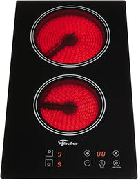 ogão Fischer 2 Queimadores Vitroceramic Elet Touch 30004-73474