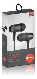 FONE DE OUVIDO COM MICROFONE QMOB