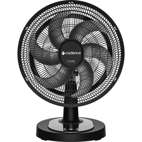 Ventilador de Mesa Cadence Turbo Conforto Black VTR470