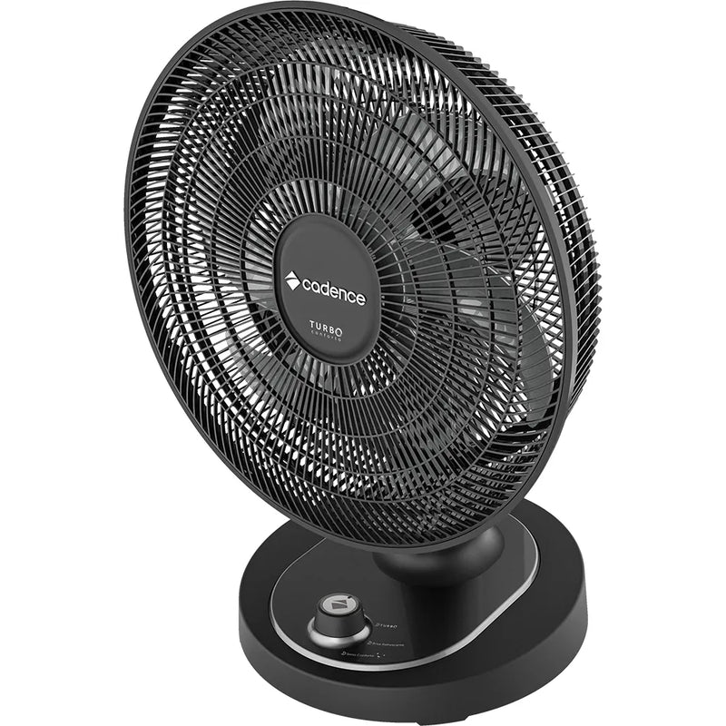Ventilador de Mesa Cadence Turbo Conforto Black VTR470