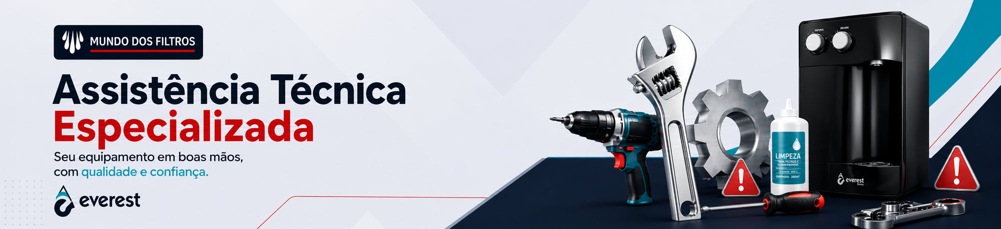Assistência técnica para purificadores Everest