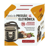 PANELA DE PRESSAO ELETRICA 4L AGRATTO PED 02 DIGITAL