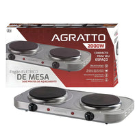 FOGÃO AGRATTO 02 BOCAS FM-02 ELÉTRICO  2000W