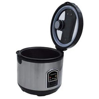 PANELA DE ARROZ AGRATTO VISOR VIDRO 10XIC INOX PAI10X