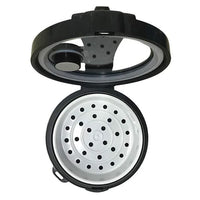 PANELA DE ARROZ AGRATTO VISOR VIDRO 10XIC INOX PAI10X