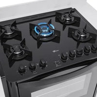 FOGÃO FISCHER DE PISO 5Q TC GRAN CHEFF A GAS 26988-59781