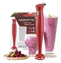MIXER AGRATTO MXV-02 C/COPO 200W VERMELHO