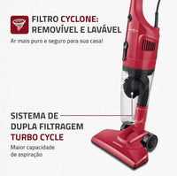 ASPIRADOR DE PO MONDIAL TURBO CICLE 1100W VERM AP-36