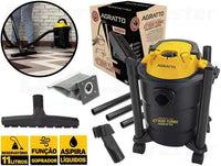 ASPIRADOR DE PO E AGUA AGRATTO GT1500 TURBO 11 LTS 1400W