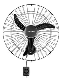 VENTILADOR VENTISOL 60CM PAREDE NEW PRETO MONOF 452