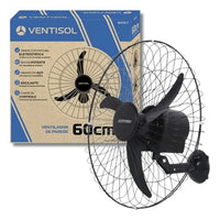 VENTILADOR VENTISOL 60CM PAREDE NEW PRETO MONOF 452