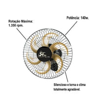VENTILADOR VENTI-DELTA MESA 40CM PLAST DELTA FREE BIV PTO 64-4300