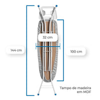 TABUA DE PASSAR METALMIX COMPACTA BELA METALIZADO