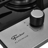 FOGÃO FISCHER 2Q PLANTINIUM GAS GII 33795-92120