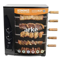 CHURRASQUEIRA ARKE FG-08 ESPETOS ASSADOR DE FRANGO