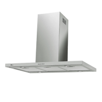 COIFA FISCHER ILHA 90CM INOX QUADRADA TRADITION 17789-19176