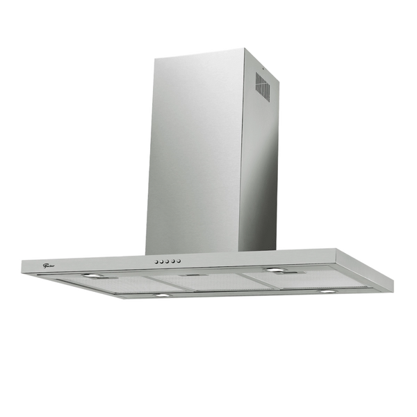 COIFA FISCHER ILHA 90CM INOX QUADRADA TRADITION 17789-19176