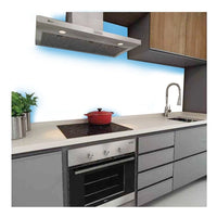 COIFA FISCHER ILHA 90CM INOX QUADRADA TRADITION 17789-19176