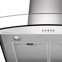 COIFA CADENCE ILHA 90CM IX/VIDRO CFA502 GOURMET 180W