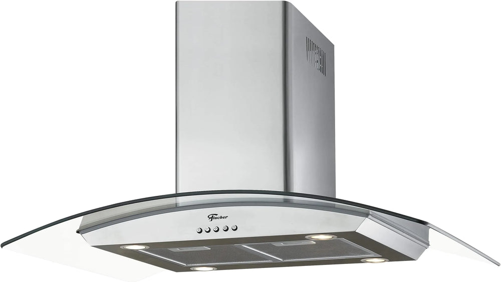 COIFA CADENCE ILHA 90CM IX/VIDRO CFA502 GOURMET 180W