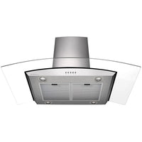 COIFA CADENCE ILHA 90CM IX/VIDRO CFA502 GOURMET 180W