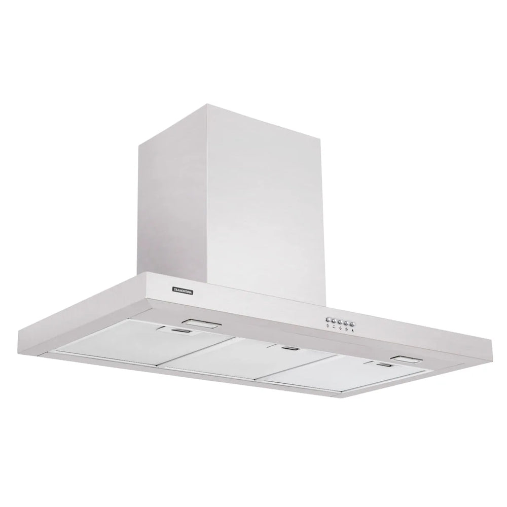 COIFA TRAMONTINA PAREDE 90CM NEW DRITTA INOX QUADRADA