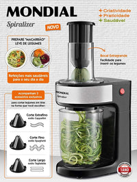 CORTADOR DE LEGUMES ELET MONDIAL SPIRALIZER CS-01