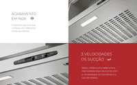 DEPURADOR FISCHER 60CM POWER STEEL INOX 16655-17635