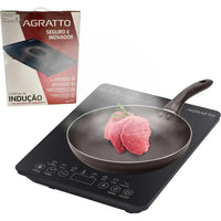 FOGÃO AGRATTO COOCKTOP INDUCAO 1B PRETO 2000W ACKI01I-02