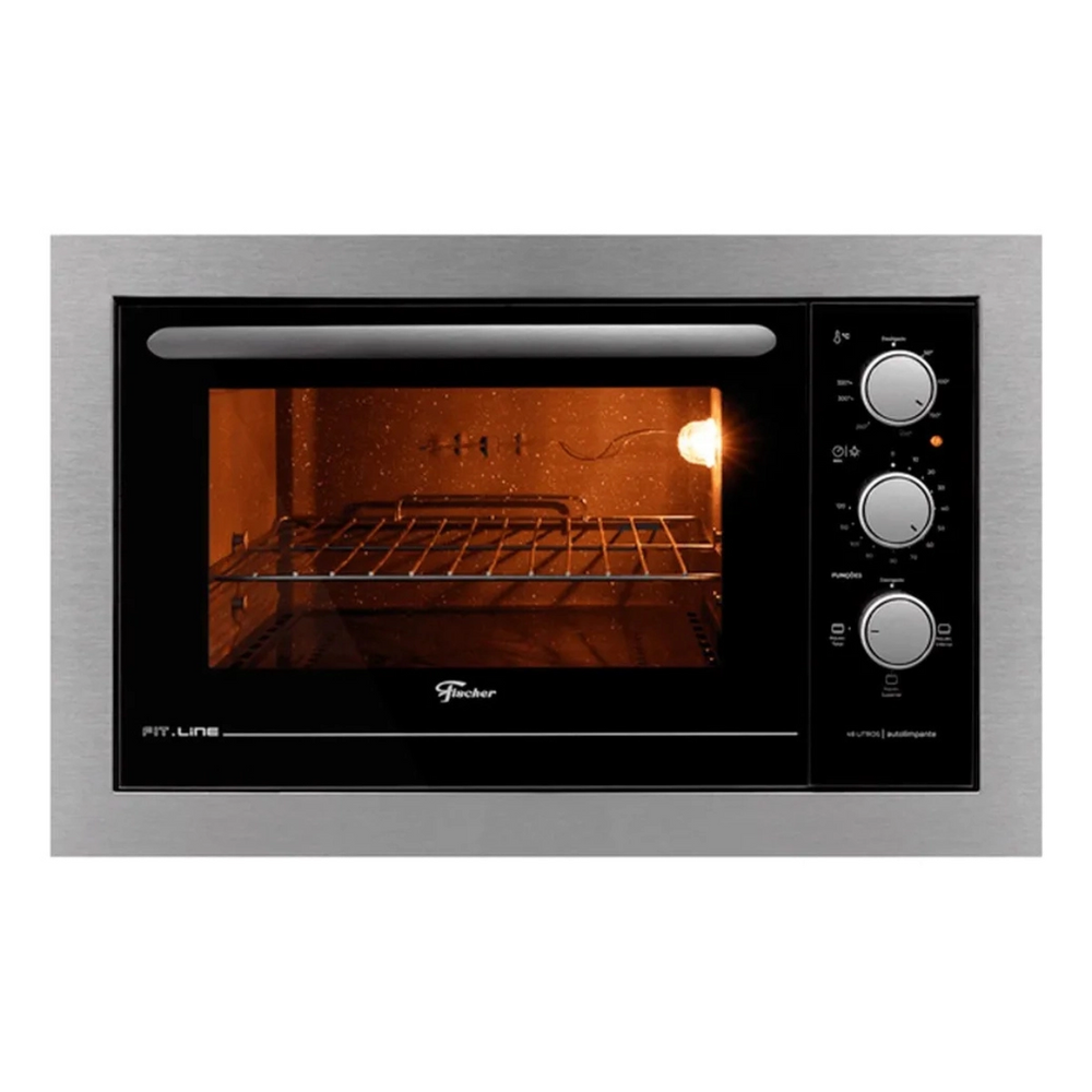 FORNO FISCHER EMBUT 48L FIT LINE BRANCO 127v 34493-95483