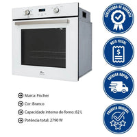 FORNO FISCHER EMB 82L INFINITY TOUCH BR AIR FRYER 75727