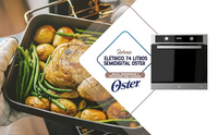 FORNO OSTER EMBUT 74 LTS SEMI DIGITAL BLACK INOX OFOR7491