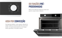 FORNO OSTER EMBUT 74 LTS SEMI DIGITAL BLACK INOX OFOR7491