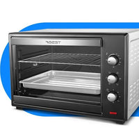 FORNO BEST 70 LTS ELÉTRICO  PRETO/BRANCO 220V