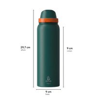 GARRAFA TERMICA EVEREST NIVA VERDE PANTANAL 1182 ML